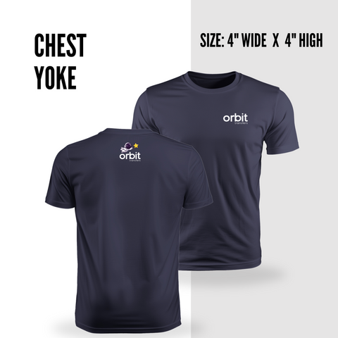 Custom DTF Transfers Tailored by Size