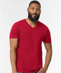 2116 Stylish Softstyle V Neck T Shirt