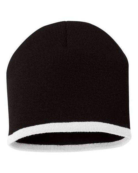 Sportsman - SP09 - 8" Bottom-Striped Beanie