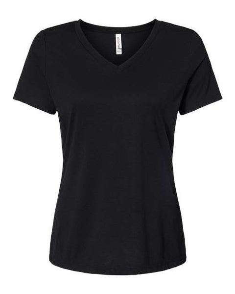 BELLA + CANVAS - 6415 - Women's Relaxed Triblend Short Sleeve V-Neck Tee