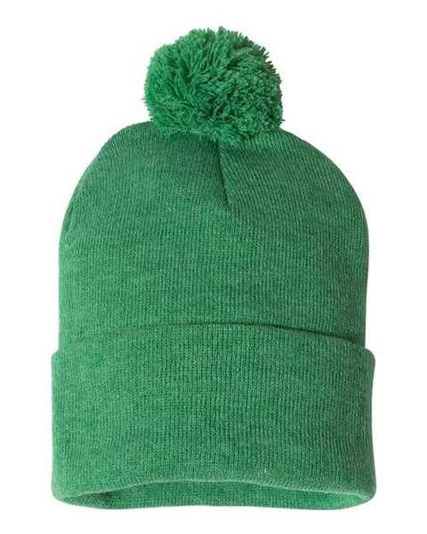 Sportsman - SP15 - 12" Pom-Pom Cuffed Beanie